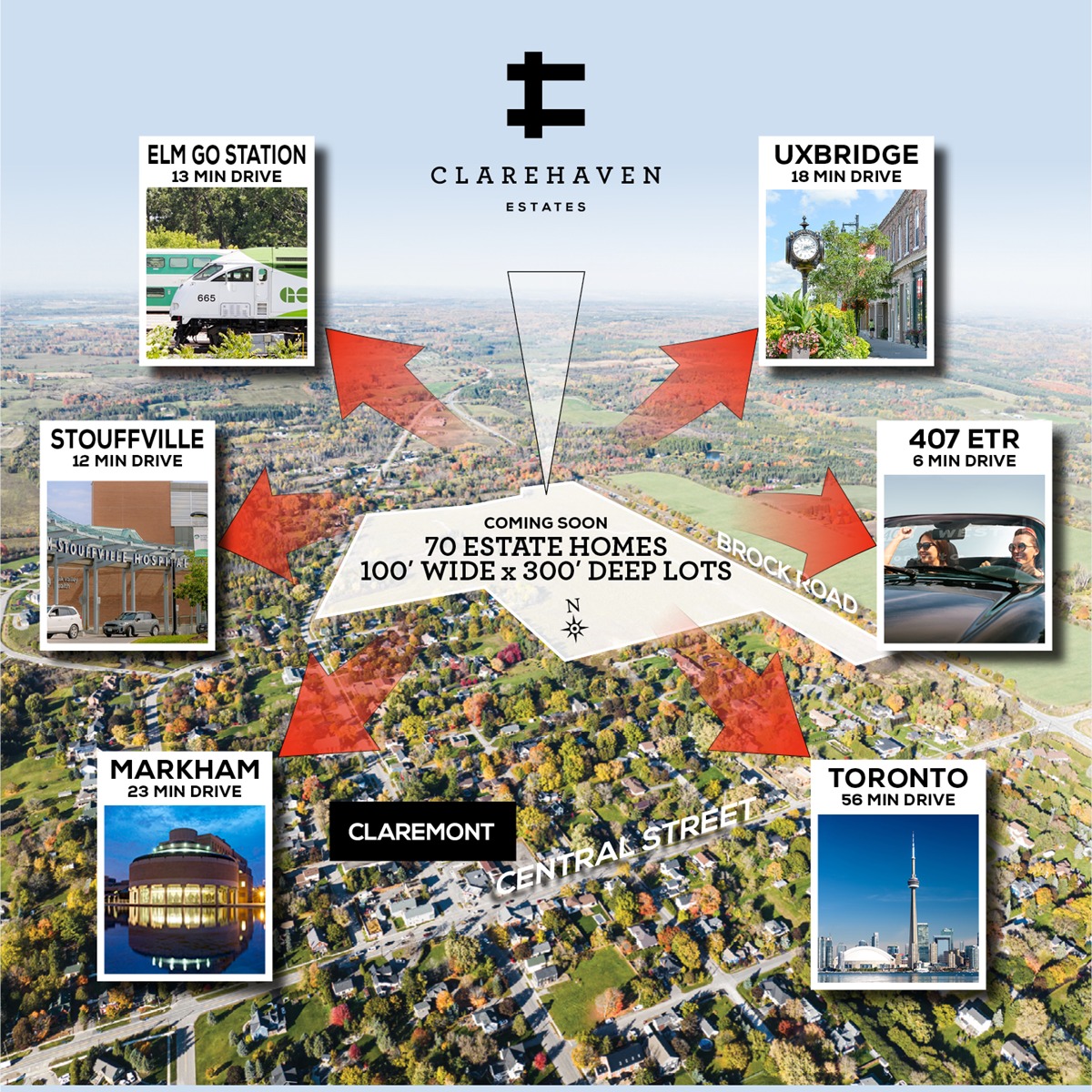 Clarehaven Estates - Area Map